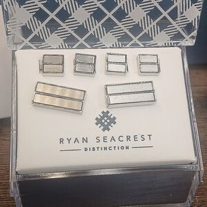 Ryan Seacrest Distinction Silver Cuff Links Collection